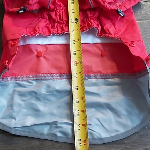 Ireenuo 100% Polyester Red Spring/Fall Coat/Shirt: Stylish and Reflective - L - Picture 4 of 8